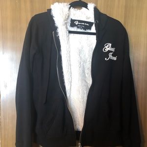 Guess zip up worn once